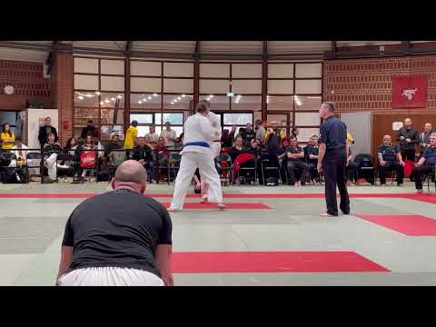 French Open 2023 Thibault Wingerter (France) vs Eddie Strandos (Norway) Adults men beginners +85 kgs