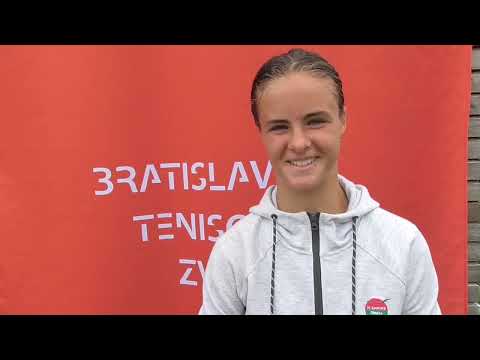Majstrovstvá v tenise mužov a žien: 2023 Rozhovor s Natáliou Kročkovou po prehre v semifinále