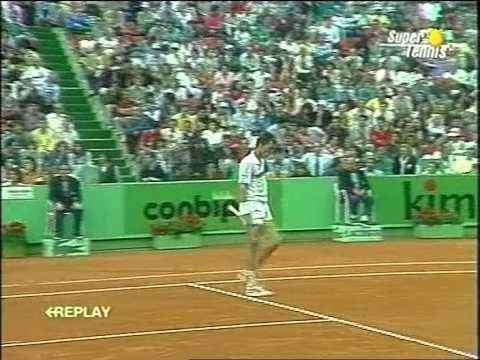 Rome 1988 F Lendl vs. Pérez-Roldán 2/3