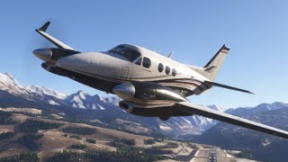 Microsoft Flight Simulator 2024 | First flight in the Beechcraft King Air C90 GTx!