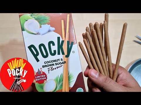 Pocky (Limited Edition) Coconut & Brown Sugar Flavour 37g | Ingredients, Taste, Price | Pocky Sticks