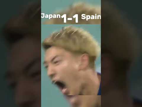 Japan 🇯🇵 vs Spain 🇪🇸 ⚽️ World Cup 2022 Qatar #shorts #fyp #viral