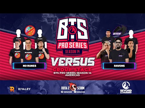No Runes vs Ravens - BTS Pro Series Season 14: Americas - Group Stage - Game Highlights - BO2