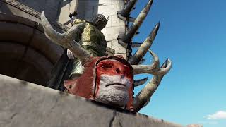 Kicking Many Sand Castles To Fight The Masked Tower