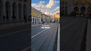 If I only had 1 day in Lisbon 🇵🇹 this is what I would do ⬇️ #travel #shorts #fyp #portugal  #lisbon