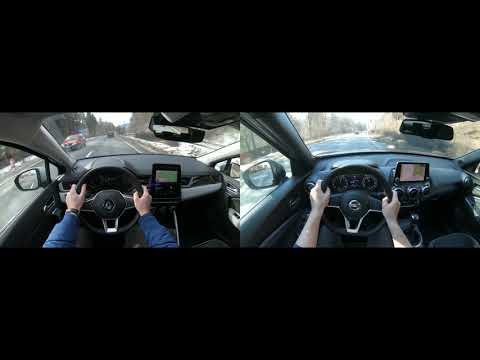 RENAULT CAPTUR II Intens vs NISSAN JUKE N-Connecta POV Driving 2020