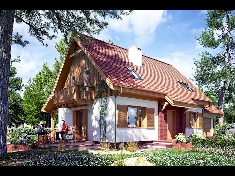 Projekt domu jednorodzinnego Rodzynka - pracownia Dom Dla Ciebie