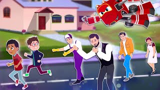 Supercar Rikki catches the Doctor Controlling The Human Mind! Kids Cartoon