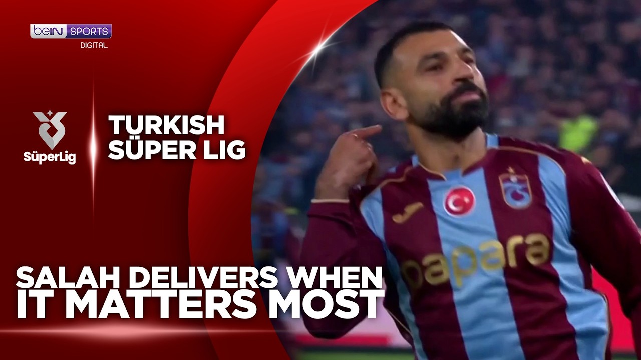 Salah Delivers When It Matters Most! | Trabzonspor vs Besiktas | Süper Lig | beIN SPORTS USA