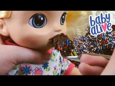Baby Alive Doll Eats Cake