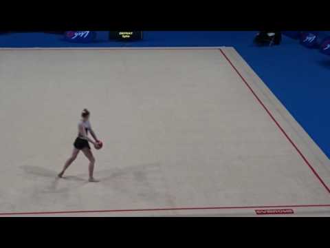 Emma Demaître ballon - Nat A 16/17 ans - France Chambéry 2017