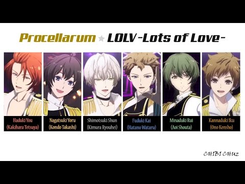 [TSUKIUTA] LOLV (Lots of Love) - Procellarum (Lyrics)