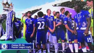 Chelsea 2016 - 2017 premier league chapmpionship  trophy presentation