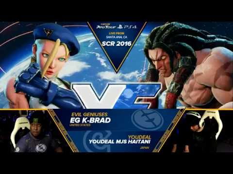 SFV: EG|K-Brad vs Youdeal MJS|Haitani - SCR 2016 Loser Finals - CPT2016