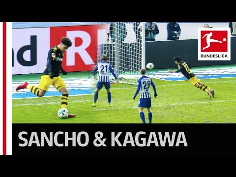 Jadon Sancho’s First Assist - Kagawa Goal Salvages Dortmund Draw