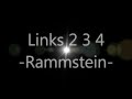 Rammstein - Links 2 3 4 (lyrics) 