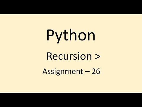Assignment 26 Recursion Python Nxtwave Ccbp