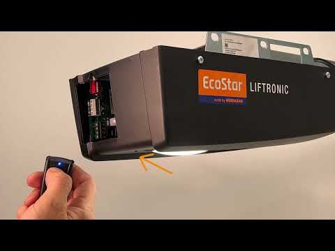Programmera handsändare till motor Liftronic 700II