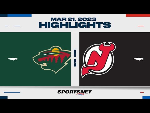 NHL Highlights | Wild vs. Devils - March 21, 2023