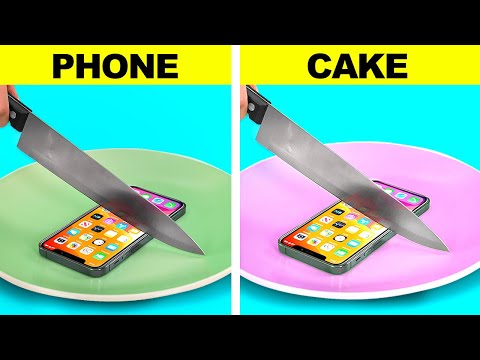 CAKE VS REAL FOOD CHALLENGE || Realistic Cakes Looks Like Everyday Objects by 123 GO! FOOD