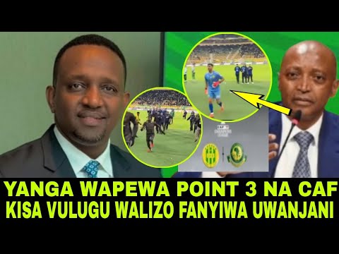 YANGA WAMEPEWA POINT 3 BAADA YA KUFANYIWA VULUGU KABLA NA BAADA YA MCHEZO WAO WA CFCL JSK vs YANGA..