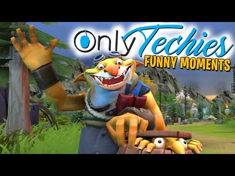 Just a Little Push - Only Techies Funny Moments - DotA 2