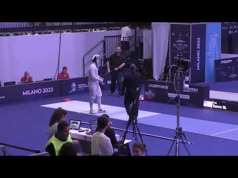 World Championships 2023 SMS - L16 - Mitchell Saron USA v Sandro Bazadze GEO