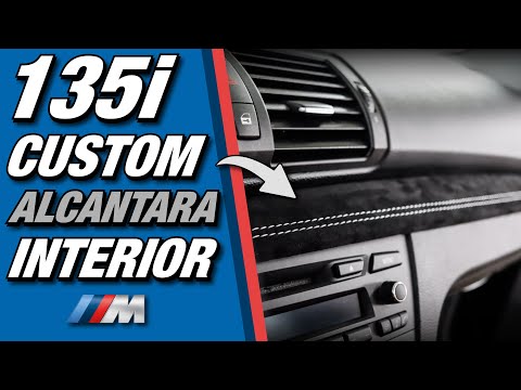 CUSTOM ALCANTARA INTERIOR FOR THE 135i!