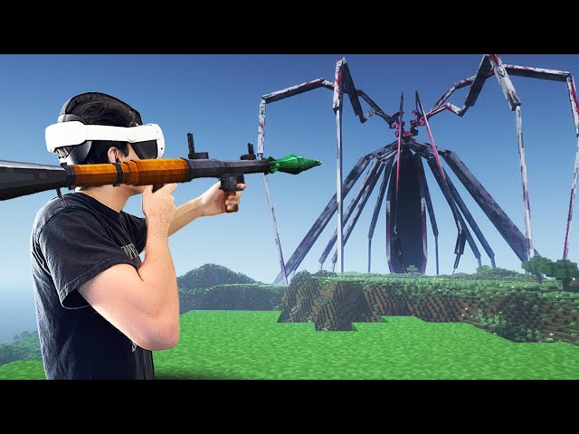 I Played Minecraft's Spider Mod In VR... SDDEFAULT Thumbnail