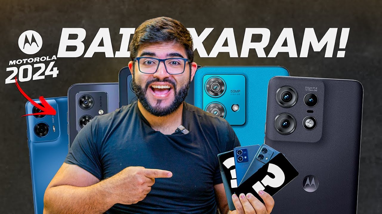 Melhor preço! Os 5 Melhores Smartphones da MOTOROLA para COMPRAR em 2024! Tem coisa boa mesmo?