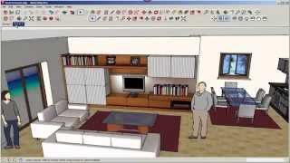 SketchUp: Position Camera, Look Around, and Walk Tools