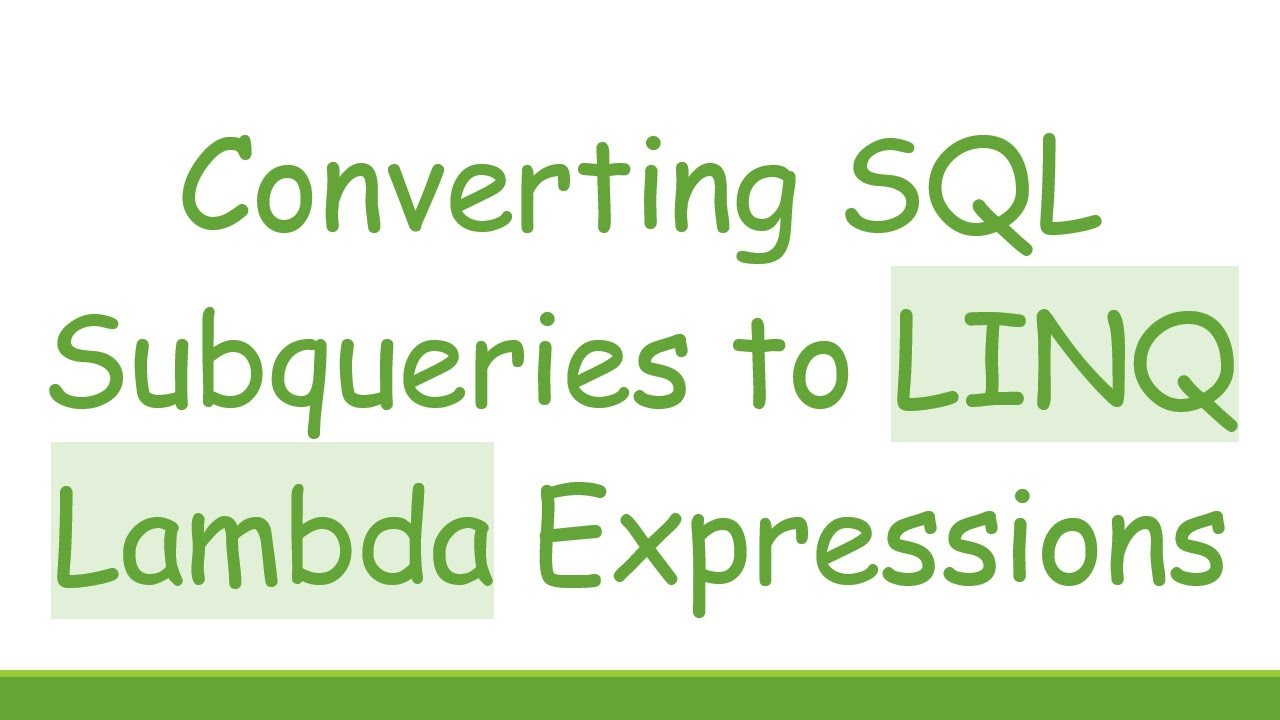 Converting SQL Subqueries to LINQ Lambda Expressions