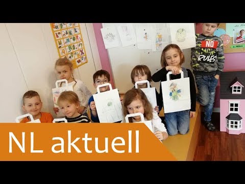 Cottbus | Kita "Spreeperlen" übergeben Taschenmonster an Spree Galerie