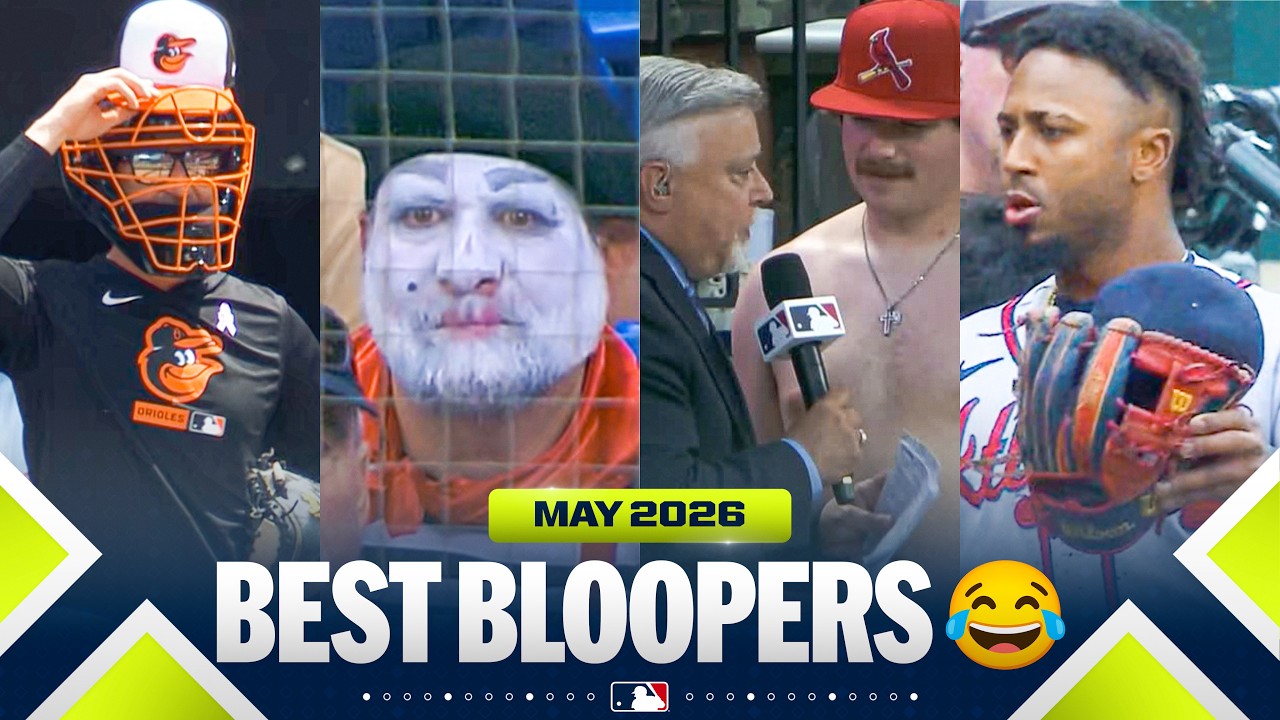 TARPS OFF for MLB's best bloopers of May 2026! 🤣 (Food reviews, fantasy football punishments & MORE)
