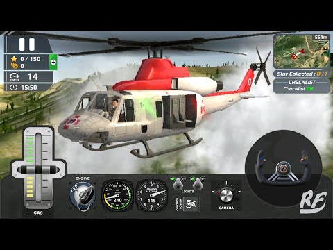 Helicopter Flight Pilot! Landing on Building