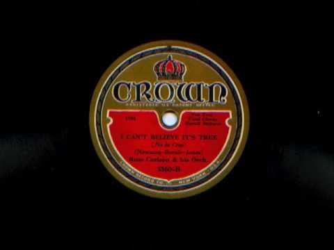 I Can't Believe It's True by Russ Carlson and His Orchestra, 1932