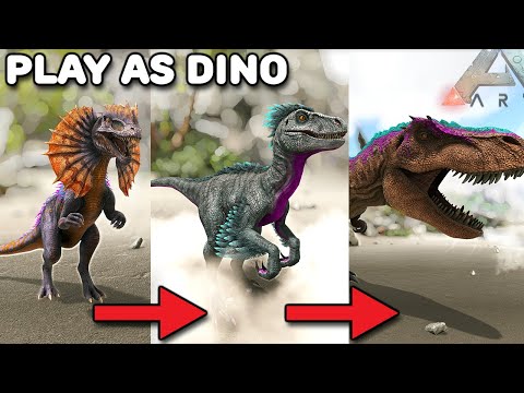 THE NEW PROGRESSION SYSTEM | PLAY AS DINO | ARK SURVIVAL EVOLVED