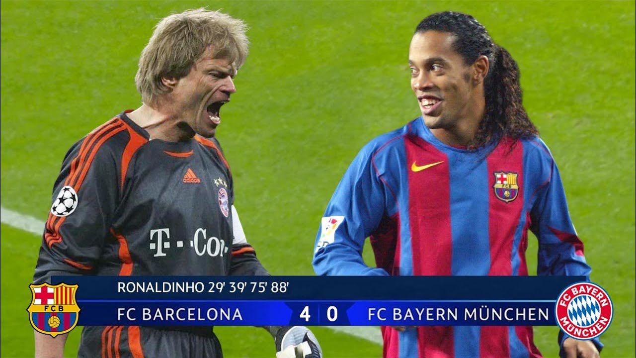 Oliver Kahn & Bayern Munich will never forget this humiliating performance by Ronaldinho
