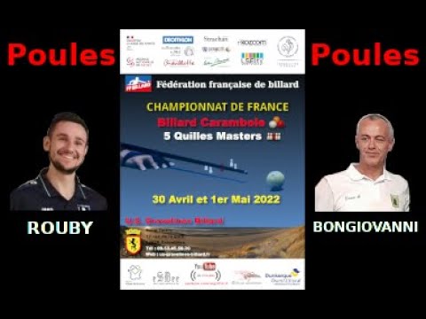 Finale 5 Quilles Masters 2022 - Billard 02 - Poule C
