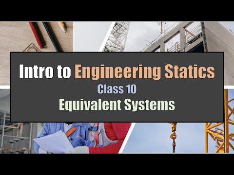 Engineering Statics 10 - Equivalent Systems of Forces and Moments