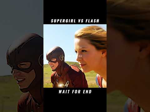 Supergirl🦸vs Flash⚡Race | Status | 4k Hd | Edit🔥#shorts #dc #supergirl #flash