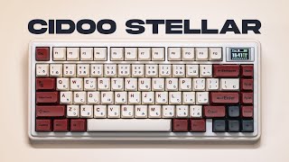 Thocky Budget Keyboard w/ Screen - CIDOO Stellar ABM081 Review Teardown & Sound Test