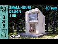CLOVER MINIMALIST SMALL HOUSE WITH LOFT