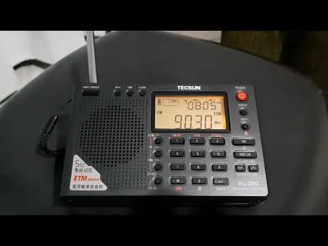 Captação Rádio São Bento 90.3 FM, de São Bento do Sul/SC, no Tecsun PL-380