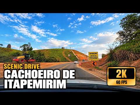 Little Progress on Cachoeiro Roadworks as We Head to Itaipava | ES-480 | Drive POV 21/09/2026