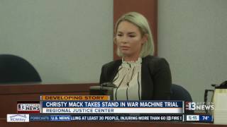 Ex-girlfriend testifies in Las Vegas trial of War Machine