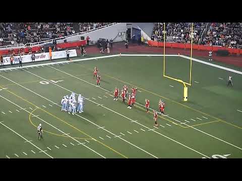 Toronto Argonauts QB Cameron Dukes throws a 10-yard TD pass to Damonte Coxie vs. Montreal Alouettes