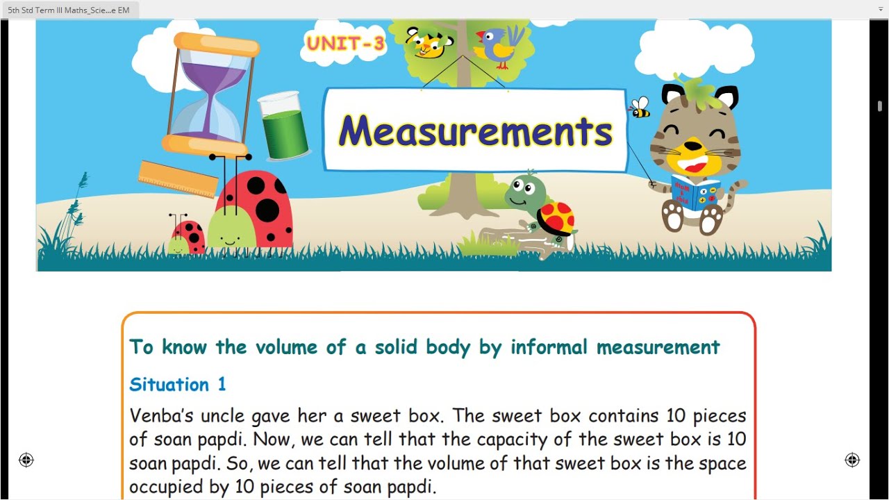 5 TH MATHS - TERM 3 - UNIT - 3 - MEASUREMENTS