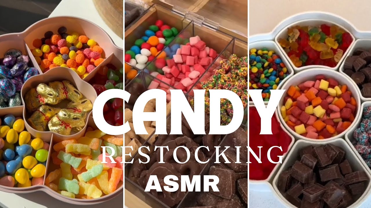 Sweet Candy Restocking ASMR 🍭 | Satisfying Candy Organization | Candy Restock