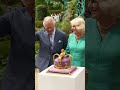 King Charles and Queen Camilla Celebrate Coronation by Cutting Crown Cake 👑🎂